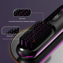 Hair Straightener – Cordless Comb with Negative Ion, Fast Heating & Portable Travel Design, Rechargeable Brush for Straightening and Curling (1Pcs)