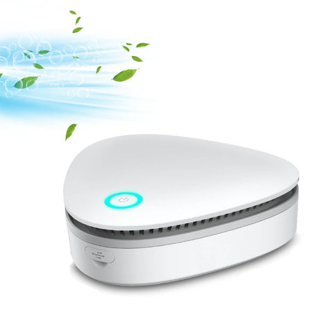 Odor Remover Machine for Smoke Smell, Smoke Odor Remover, Odor Remover for Smoke Smell, Mini Ultimate Odor Purifier for Home,Car,Refrigerator,Shoe Cabinet（11.5*11.5*4.3cm,white)