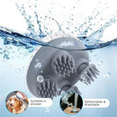 Electric Scalp Massager, Head Massager with 4 Massage Heads, Back and Scalp Massager Relieving Tight Stiffness Muscles（white,11*7cm）