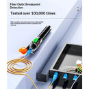 Visual Fault Locator Fiber Optic Tester - Fiber Optic Cable Tester Meter with FC to LC Adapter - Tools Tester Kit for LC/FC/SC/ST, Network Cable Test