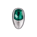 Boat Navigation Lights Red and Green Bow Light LED  Vertical Mount 1 Pair (Vacuum Electroplate Silver)
