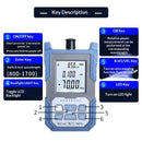 Unique Portable Optical Multimeter, Photometer with VFL, Test Range: 800-170mm  Optical Fiber Power Meter FC/SC/ST Universal Interface