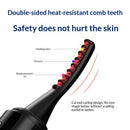 Heated Eyelash Curler Heated Lash Curler 24 Hours Long Lasting Electric Eyelash Curler Fast Heat Up Within 10s Heat Eye lash curlers for Women Rechargeable （Black silicone head）