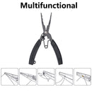 Stainless Steel Professional Multifunctional Fish Plier,Portable Fishing Multitool Pliers for aficionado of fishing, and even a green-hand starter（primary colors）