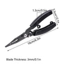 Stainless Steel Professional Multifunctional Fish Plier,Portable Fishing Multitool Pliers for aficionado of fishing, and even a green-hand starter（primary colors）