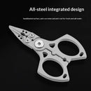 Fishing Pliers Saltwater, Stainless Steel Fishing Pliers with Split Ring, Fish Hook Remover,  Fishing Gift for Men