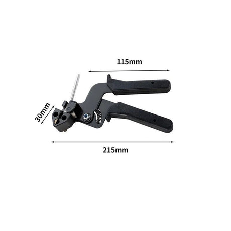 Cable Tie Gun，Stainless Steel Zip Tie Gun, Special Tool For Fastening And Cutting Metal Cable Ties. Stainless Steel Zip Tie Tool Used to Repair Fence, Pipe Wrap,