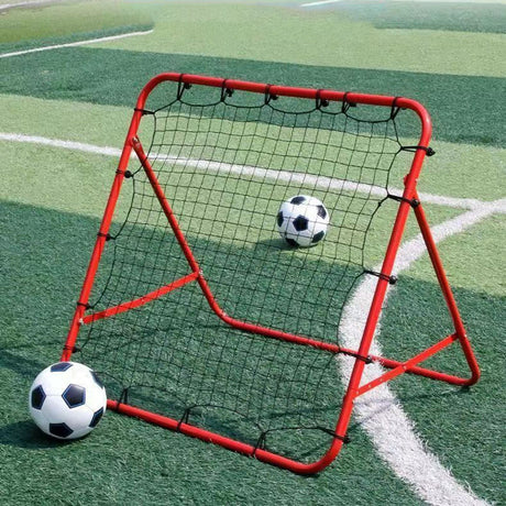 100*100cm Replacement Soccer Rebounder Net Soccer Rebounder Net Soccer Rebounder Net Bounce Back Kickback Football Practice Training Aid （1 net+20 elastic ropes）