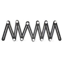 Multi Angle Measuring Ruler,12-Sided Angle Measurement,Tile Holes Measure Ruler Holes Positioning Apertures,Upgrade Multi Angle Ruler/Metal/Black