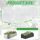 Ultra Fine Garden Mesh Netting Insect Pest Barrier Bird Netting for Garden Protection, Row Cover Raised Bed Protection Net for Crops Plants Vegetables Flowers Fruits (130 * 70 * 45cm /2 Pack)