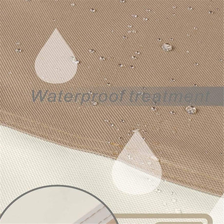 Patio Hanging Egg Chair Cover - 420D Waterproof Outdoor Single Seat Wicker Swing Egg Chair  Stand Protector, Light Tan & Khaki
