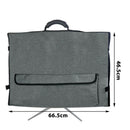 27 Inch Monitor Carrying Case, Universal 27" Computer Monitor Bag with Rubber Handle and Pockets, Gray