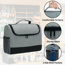 Bartender Kit Bag, Portable Travel Carrying Bag with Handle for Bar Tools Set, For Home Indoor Outdoor Patio Party, Gray (Bag ONLY)