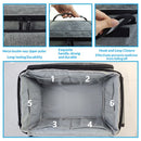 First Aid Bag Empty, Small Medicine Bag Portable Medical Supplies Organizer for Travel, Home, Office, Car, Outdoor, Camping, Hiking (Gray，Bag ONLY)