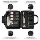 Barber Hairdryer Carrying Case - Hairstylist Travel Bag with Storage for Blow Dryer & Salon Equipment (oniy bag)