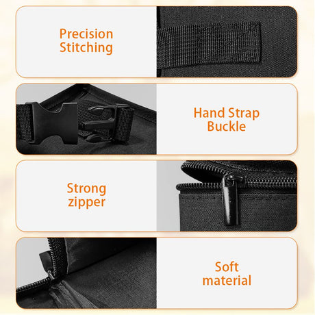 Portable Blender Storage Bag Sleeve Fully wrapped Storage Bag, for Beach Portable Small Mixer Black Splash-Proof Carrying Case with Hand Strap and Protective(Box Only)