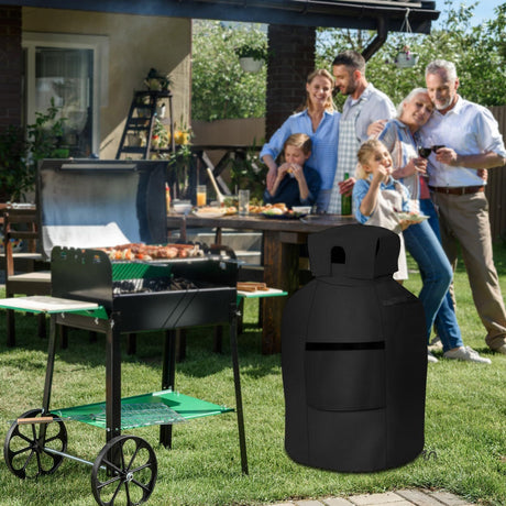 Propane Tank Cover 20lb Gas Tank Cover Outdoor 600D Heavy Duty Waterproof Covers Fits Standard 20 lb Tank Cylinder, 13'' x 19.5'' Black（There is only one dust cover）