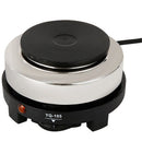 Small Hot Plate Mini Hot Plate, 500W Hot Plate Electric Single Burner Mini Portable Stove Cooktop Coffee Heater Cooking Water Heat Adjustable Temperature for Camping Kitchen Moka Pot 110V