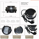 Small Hot Plate Mini Hot Plate, 500W Hot Plate Electric Single Burner Mini Portable Stove Cooktop Coffee Heater Cooking Water Heat Adjustable Temperature for Camping Kitchen Moka Pot 110V