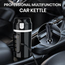 DC 12V/24V Car Travel Electric Kettle, 500ml Car Heating Mug with Anti-Spill Lid, Leak-proof, 304 Stainless Steel Liner Portable Coffee Tea Cup