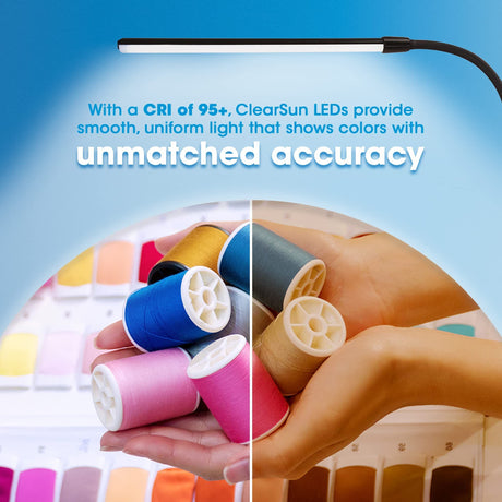 Clip-On LED Easel Lamp with LED Technology - Sturdy Clip Light- Adjustable & Flexible Neck for Precise Lighting, Piano, Computer Desks, Shelves & Tables