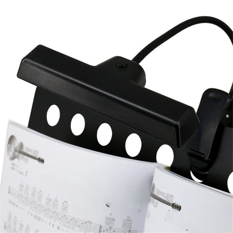 Rechargeable Clip-on Music Stand Orchestra Light- 10 Bright LEDs- Includes USB Cord, Also for Reading, DJs, Artists, Crafting