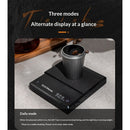 Espresso Scale with Timer,Small Coffee Scale with Solid-Liquid Detection,Auto Tare Digital Coffee Bean Scale,0.1g Accurate Weighting,3 Mode,Black（0.3g-2000g）