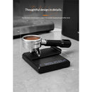 Espresso Scale with Timer,Small Coffee Scale with Solid-Liquid Detection,Auto Tare Digital Coffee Bean Scale,0.1g Accurate Weighting,3 Mode,Black（0.3g-2000g）