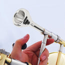 6 1/2AL Silver Trombone Mouthpiece - Professional Grade Brass Instrument Mouthpiece for Tenor Trombone, Premium Sound & Durability