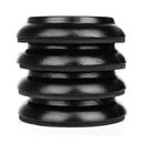 Piano Caster Cups for Upright Piano Wooden Piano Caster Piano Leg Floor Protectors with Non-Slip & Anti-Noise Foam Hardwood Floor Protectors, Set of 4, Black