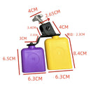 Block Set, Plastic Cow Bell Double Sambago Bell And Musical Percussion Block, Latin Percussion Instrument Kit