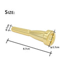 3C/5C/7C Trumpet Mouthpiece, Copper Material Trumpet Accessories Parts(3 Pack)  Trumpet Instrument Accessories