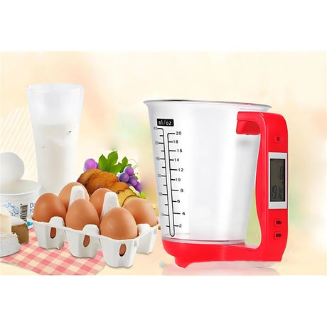 Digital Kitchen Scale and Measuring Cup Kitchen Measuring Cup Scale LCD Digital Display for Baking Tea Weighting Coffee