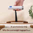 Digital Luggage Scale, Portable for Travel, Hanging Baggage Scale, Suitcase Scale, Weight Scales for Travel Accessories,Batteries Included, High Capacity Up to 110 lb/50 kg, White