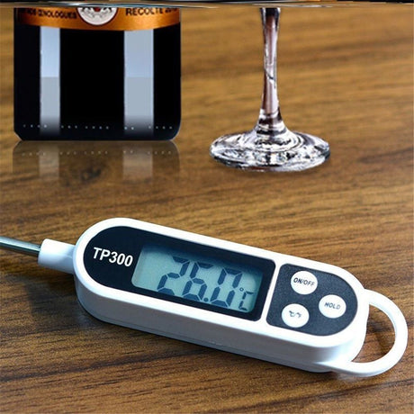 TP300 Digital Meat Thermometer for Cooking Food, Kitchen Needs, Smoker Oven BBQ Grill, Candy, Drinks, Instant Read,  2pcs