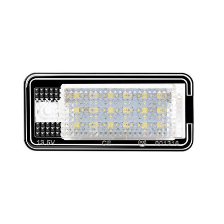 License Plate Lights LED Tag Lamps for A3 S3 A4 S4 A6 S6 A8 S8 Q7 RS4 License Number Plate Lamps, 6500K Xenon White, 2 Packs