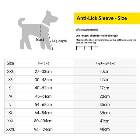 Dog Sleeves for Licking Dog Knee Brace After Surgery Wear for Dogs Abrasion Resistant Dog Recovery Sleeve for Dogs Cone Collar Alternative(XL)