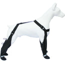 Dog Suspender Booties, Paw Boot Leggings Anti-Slip, Pet Snow Pants with Attached Boots Waterproof, Adjustable Suspender Shoes for Dogs Winter Snow Rain Hiking Paws Protector（L）