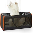 Cat Carriers for Large Cats 20 lbs+ Soft Pet Carrier for Small Dog/Durable 2 Kitty Travel Bag/Medium Big Cats Puppy 15 Pounds/Softside Cat Carrier Large(oniy bag)