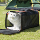 Cat Carriers for Large Cats 20 lbs+ Soft Pet Carrier for Small Dog/Durable 2 Kitty Travel Bag/Medium Big Cats Puppy 15 Pounds/Softside Cat Carrier Large(oniy bag)