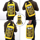 Dry Bag, Waterproof Floating Backpack 20L Case for Boating, Kayaking, Fishing, swimming, beach and outdoor activities (yellow)