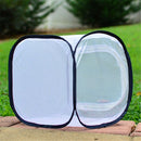 Butterfly Habitat,Outdoor Foldable Butterfly Cage Habitat Fine Mesh Stops - Mesh Panels for Air - Clear Window Panel for Easy Viewing