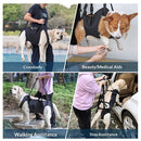Full Body Lift Harness for Dogs,Canine Support Rehabilitation Dog Carrier Slings with Handles,Adjustable Lifting Straps Full Body Dog Lifting Harness (M)