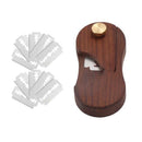 2 pack Wooden Bread Lame Dough Scoring Tool,Hand Crafted Sourdough Lame Scoring Tool,Bread Scorer Tool for Homemade Bread Baking,Dough Scoring Bread Knife with 2*10pcs Razor Blades