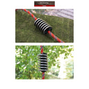 Health Gear Rope Brush, Rope Cleaner Climbing, Nylon Stainless Steel Climbing Rope Cleaner, Black Rope Cleaning Brush for Rope Way Mountaineering Cave Exploration Aerial Work