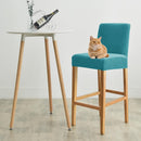 Stretch Removable Washable Dining Room Chair Covers,Bar Stool Covers,Barstool Chair Slipcovers Pub Counter Seat Cover (,Set of 2)Excluding chairs