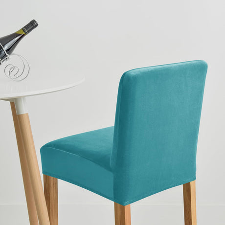 Stretch Removable Washable Dining Room Chair Covers,Bar Stool Covers,Barstool Chair Slipcovers Pub Counter Seat Cover (,Set of 2)Excluding chairs