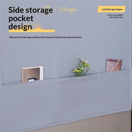 Fridge Dust Proof Cover Washing Machine Top Cover non-slip Refrigerator Top Cover Multi-Purpose Washing Machine Top Cover with Storage Pockets 180CMx68CM