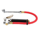 10-120 PSI Heavy Duty Tire Pressure Gauge with Inflator Air Chuck with Pressure Gauge with 4 Way Tool and Valve Cores Air Compressor Attachments Tire Inflator Nozzle for Car Automotive Truck