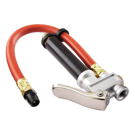 10-120 PSI Heavy Duty Tire Pressure Gauge with Inflator Air Chuck with Pressure Gauge with 4 Way Tool and Valve Cores Air Compressor Attachments Tire Inflator Nozzle for Car Automotive Truck